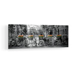 Amsterdam Gentlemen's Canal Print on Acrylic Glass  by  Melanie Viola (36"H x 12"W x 0.25"D)