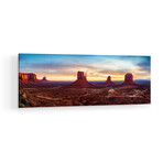 Sunrise Monument Valley Navajo Tribal Park  Print on Acrylic Glass  by  Susanne Kremer (36"H x 12"W x 0.25"D)