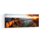 Sunset Grand Canyon V Print on Acrylic Glass  by  Dennis Frates (36"H x 12"W x 0.25"D)
