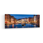 Rialto Bridge Panorama Print on Acrylic Glass  by  Jan Becke (36"H x 12"W x 0.25"D)