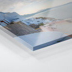 Oia Sunrise, Santorini, Greece I Print on Acrylic Glass  by  Jim Nilsen (36"H x 12"W x 0.25"D)