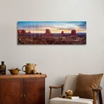 Sunrise Monument Valley Navajo Tribal Park  Print on Acrylic Glass  by  Susanne Kremer (36"H x 12"W x 0.25"D)