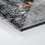 Amsterdam Gentlemen's Canal Print on Acrylic Glass  by  Melanie Viola (36"H x 12"W x 0.25"D)