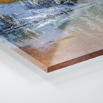 Fall Season At Maroon Bells Panoramic Image Print on Acrylic Glass  by  OLena Art (36"H x 12"W x 0.25"D)