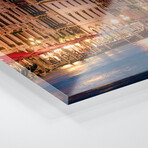 Rialto Bridge Panorama Print on Acrylic Glass  by  Jan Becke (36"H x 12"W x 0.25"D)