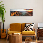 Sunset Grand Canyon V Print on Acrylic Glass  by  Dennis Frates (36"H x 12"W x 0.25"D)