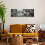 Amsterdam Gentlemen's Canal Print on Acrylic Glass  by  Melanie Viola (36"H x 12"W x 0.25"D)