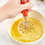BergHOFF Essentials 2Pc 18/10 Stainless Steel Miracle Whisk Set // Red