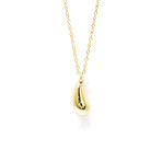 Tiffany & Co. // 18k Yellow Gold Teardrop Pendant Necklace // 15.74" // Store Display