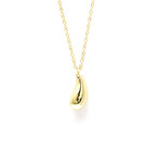 Tiffany & Co. // 18k Yellow Gold Teardrop Pendant Necklace // 15.74" // Store Display