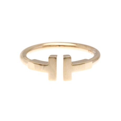 Tiffany & Co. // 18k Rose Gold Wire Ring // Ring Size: 5 // Store Display
