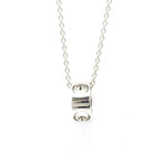 Louis Vuitton // 18k White Gold Empreinte Pendant Necklace I // 15.74" // Store Display