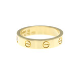 Cartier // 18k Yellow Gold Diamond Mini Love Ring // Ring Size: 6.25 // Store Display