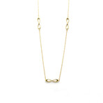 Tiffany & Co. // 18k Yellow Gold Infinity Pendant Necklace // 17.91" // Store Display