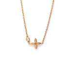 Louis Vuitton // 18k Rose Gold Pendentif Monogram Diamond Pendant Necklace // 14.96"-15.74" // Store Display