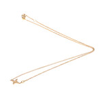 Louis Vuitton // 18k Rose Gold Pendentif Monogram Diamond Pendant Necklace // 14.96"-15.74" // Store Display