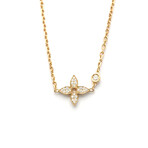 Louis Vuitton // 18k Yellow Gold Idylle Blossom Diamond Pendant Necklace // 14.96"-15.74" // Store Display