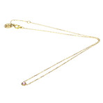 Cartier // 18k Rose Gold D'Amour Pink Sapphire Pendant Necklace // 14.76"-15.94" // Store Display