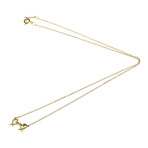 Tiffany & Co. // 18k Yellow Gold Double Loving Heart Diamond Pendant Necklace // 15.94" // Store Display