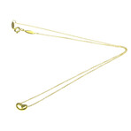 Tiffany & Co. // 18k Yellow Gold Bean Pendant Necklace // 15.94" // Store Display