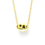 Tiffany & Co. // 18k Yellow Gold Bean Pendant Necklace // 15.94" // Store Display