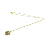 Tiffany & Co. // 18k Yellow Gold Notes Heart Pendant Necklace // 16.14" // Store Display