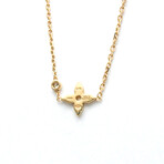 Louis Vuitton // 18k Yellow Gold Idylle Blossom Diamond Pendant Necklace // 14.96"-15.74" // Store Display