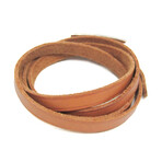 Hermes // Hapi 3 Leather + Palladium Bracelet // 8.26"-8.66" // Store Display