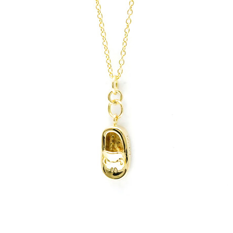 Gucci // 18k Yellow Gold Bit Loafer Pendant Necklace // 14.76"-16.33" // Store Display