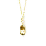 Gucci // 18k Yellow Gold Bit Loafer Pendant Necklace // 14.76"-16.33" // Store Display