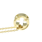 Louis Vuitton // 18k Yellow Gold Empreinte Pendant Necklace // 15.74" // Store Display