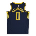 Tyrese Haliburton // Indiana Pacers // Signed Nike Navy Icon Swingman Jersey