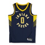 Tyrese Haliburton // Indiana Pacers // Signed Nike Navy Icon Swingman Jersey