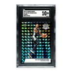 Victor Wembanyama // 2023-24 Mosaic Elevate Green Prizm // RC // SGC 10 GM