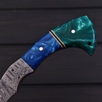 Damascus Mini Tomahawk // Acrylic Resin // 7405