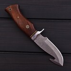 Guthook Hunting Knife // Rose Wood, Brass & Pakka Wood // 7391