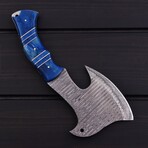 Damascus Mini Tomahawk // Bone // 7403