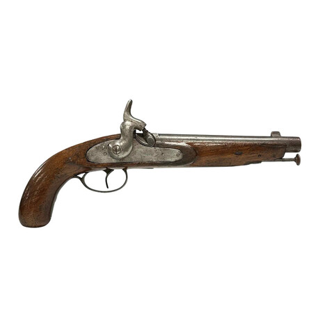 English Flintlock Conversion Pistol // Early 19th Century