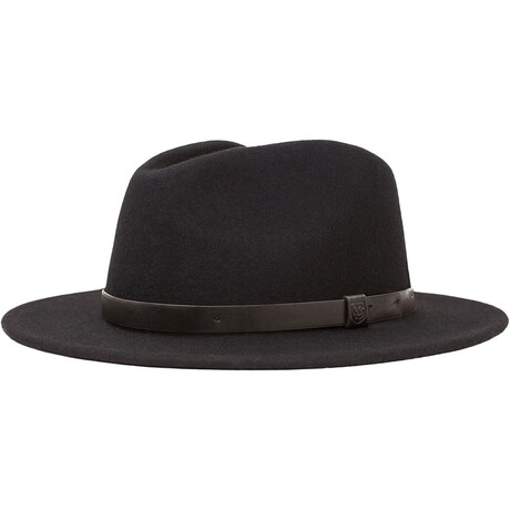 Brixton // Unisex // Messer Hat // Black + Black // Small (S)
