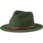 Brixton // Unisex // Messer Hat // Moss + Brown // Medium (M)