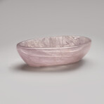 Genuine Polished Rose Quartz Bowl from Brazil // v.3