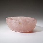 Genuine Polished Rose Quartz Bowl from Brazil // v.4
