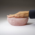 Genuine Polished Rose Quartz Bowl from Brazil // v.4