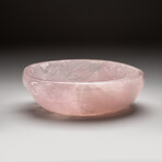 Genuine Polished Rose Quartz Bowl from Brazil // v.5