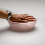 Genuine Polished Rose Quartz Bowl from Brazil // v.5