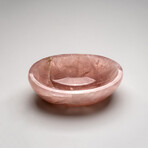 Genuine Polished Rose Quartz Bowl from Brazil // v.2