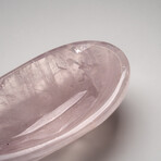 Genuine Polished Rose Quartz Bowl from Brazil // v.3