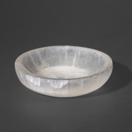 Genuine Selenite Polished Large Round Bowl