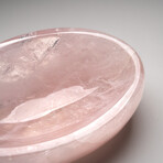 Genuine Polished Rose Quartz Bowl from Brazil // v.5