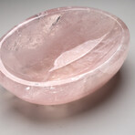 Genuine Polished Rose Quartz Bowl from Brazil // v.5